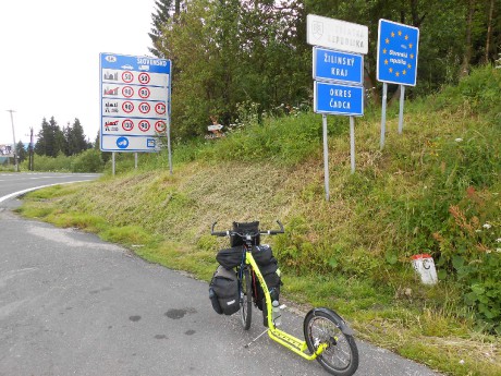 Na koloběžce obě Bečvy a řeku Moravu